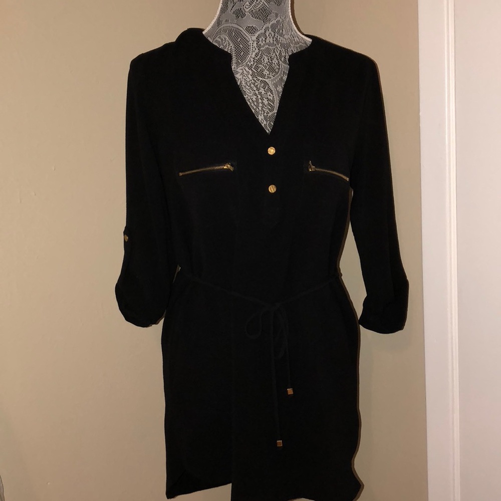 Casual black dress